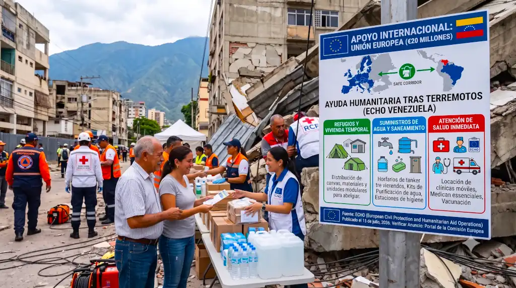 Apoyo Union Europea a Venezuela