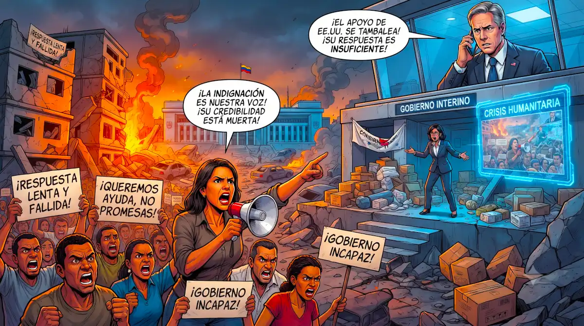 POLÍTICO: LA DÉBIL RESPUESTA DEL CHAVISMO AL DOBLE TERREMOTO SOCAVA LA CREDIBILIDAD DE EEUU